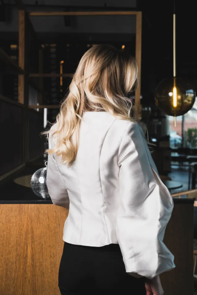 Vendela Balloon Sleeve Blouse Ivory
