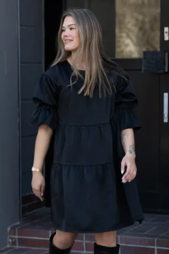 Vesta Dress Black