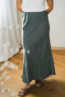 Viana Ginia Skirt Laurel W Melange