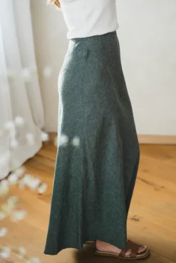 Viana Ginia Skirt Laurel W Melange
