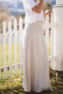 Viana Ginia Skirt Sand Melange