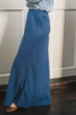 Viana Ginia Skirt V Indigo Melange