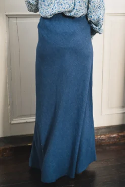 Viana Ginia Skirt V Indigo Melange