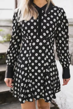 Viola Floral Creme Fleur Black