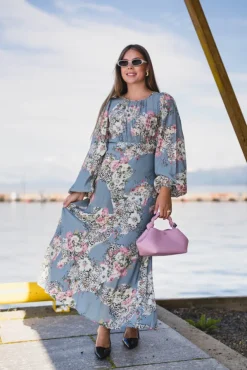 Viscose Maxi Dress Wild Bloom