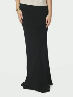 Viso Linen Skirt Black
