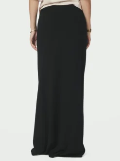Viso Linen Skirt Black