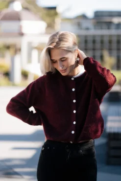 Vitow Cardigan Cherry Tree Melange