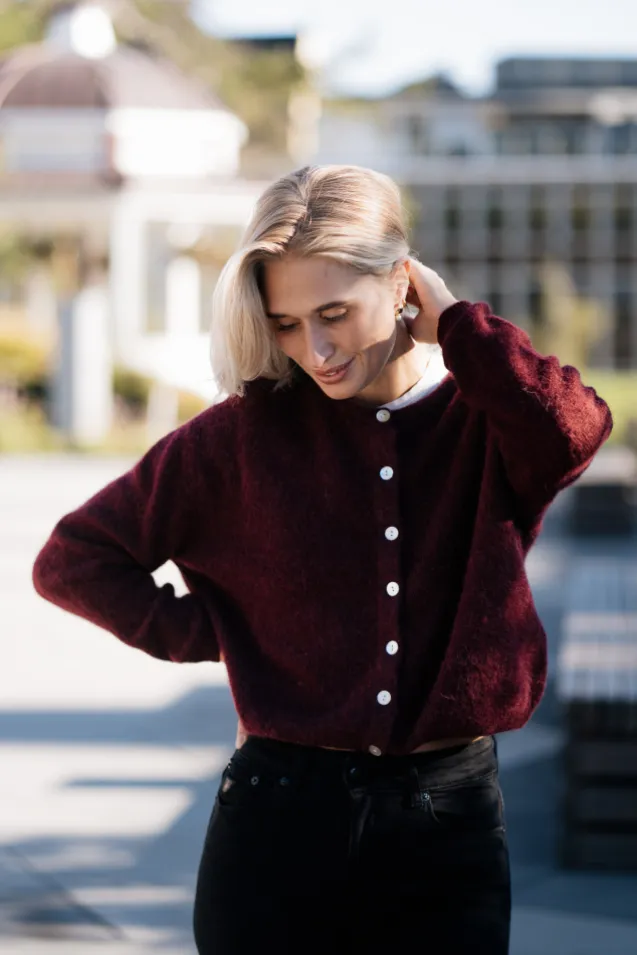 Vitow Cardigan Cherry Tree Melange