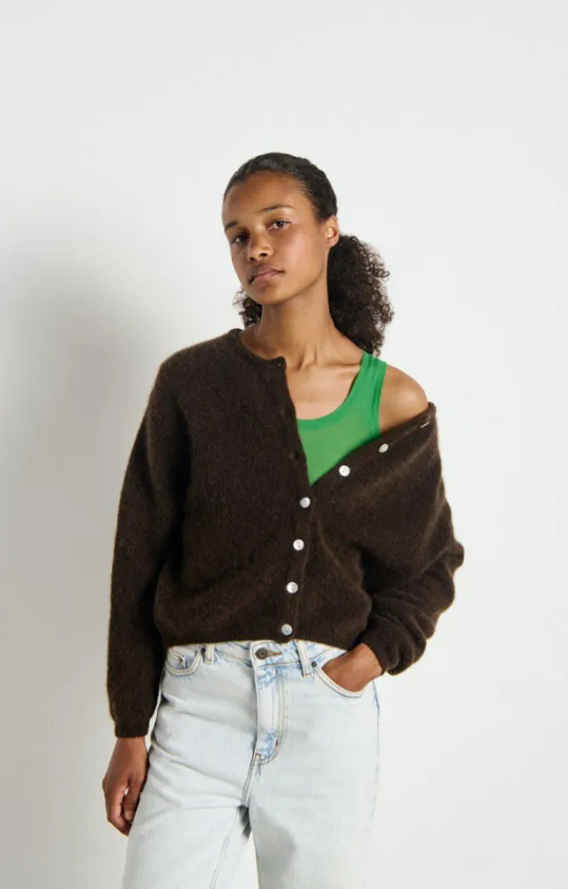 Vitow Cardigan Coffee Melange