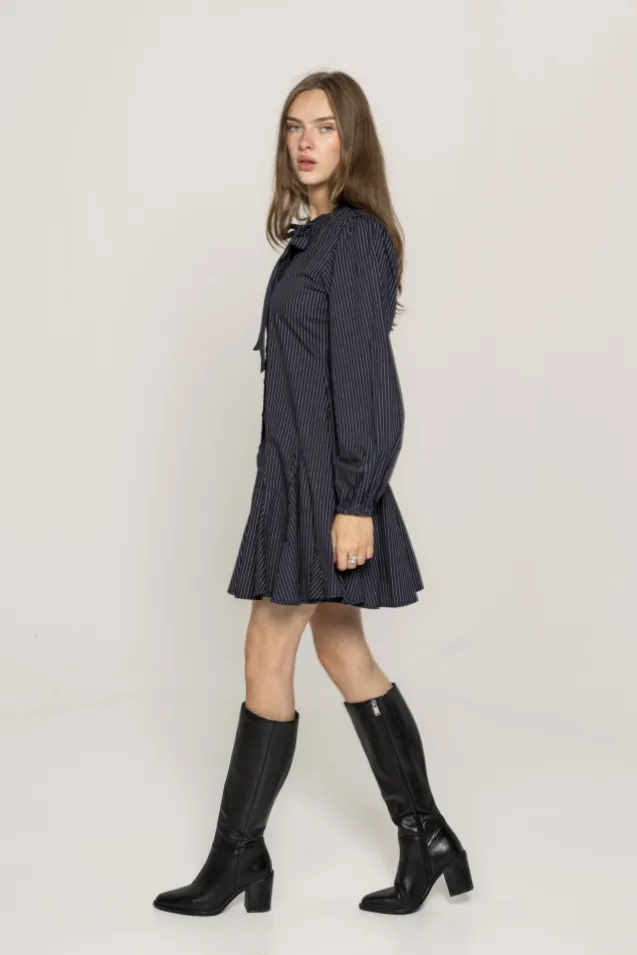 Vivienne Dress Pinstripe