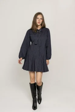 Vivienne Dress Pinstripe