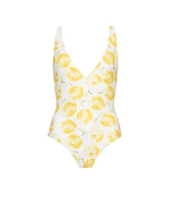 V-Neck Swimsuit Sunkissed