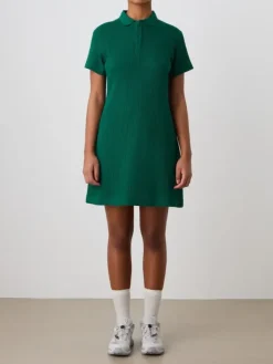 Waffle Dress Green