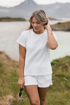 Waffle Tee Offwhite