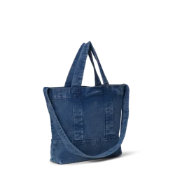 Washed Denim Cross Body Medium Denim
