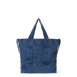 Washed Denim Cross Body Medium Denim