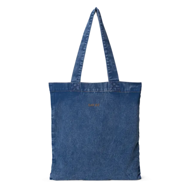 Washed Denim Shopper Medium Denim
