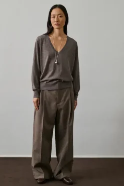 Watson Pant Brown/Ecru