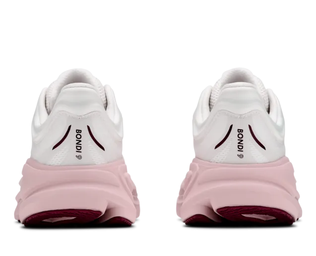 W Bondi 9 Wide White/Pink Opal