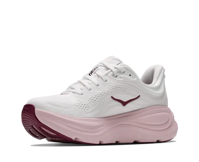 W Bondi 9 Wide White/Pink Opal