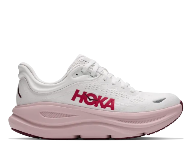 W Bondi 9 Wide White/Pink Opal
