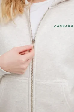 W. Cosmo Zip Hoodie Grey Melange