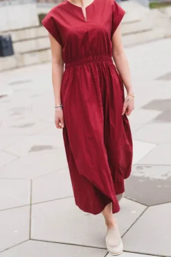 Wiliane SL Dress Rhubarb