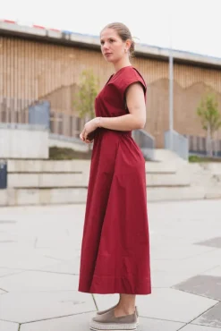 Wiliane SL Dress Rhubarb