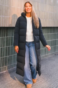W Infinity Down Coat Night Olive