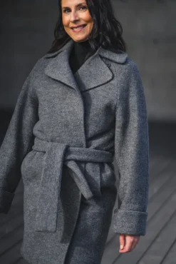 Wool Coat Mid Grey