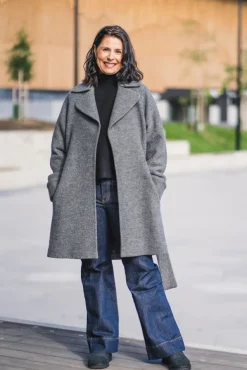 Wool Coat Mid Grey