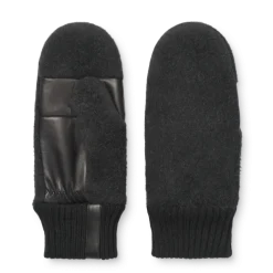 Woolen Mittens Dark Grey Melange
