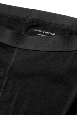Wool/Tencel Longs Black