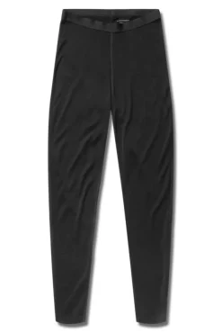 Wool/Tencel Longs Black