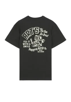 Workwear Crew Tee Washed Black