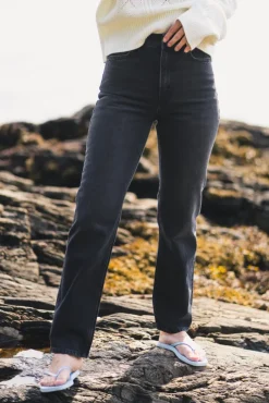 W Regular Jeans Black Washed