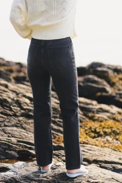 W Regular Jeans Black Washed