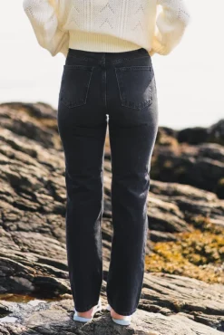 W Regular Jeans Black Washed