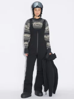 W Tryvann Bib Trousers Dark Grey