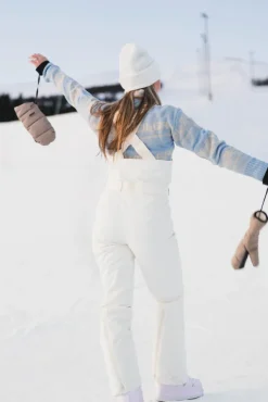 W Tryvann Bib Trousers Ecru
