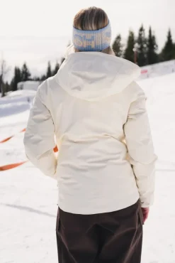 W Tryvann Light Down Jacket Ecru