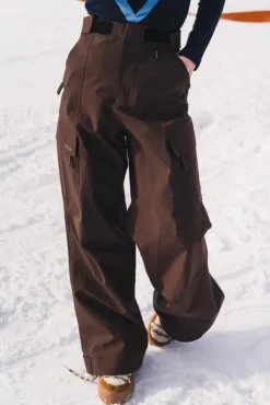 W Tryvann 3L Trousers Dark Brown