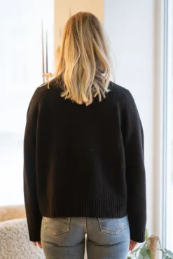 W. Wool Crew Black