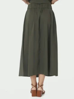 Yara Poplin Skirt Army