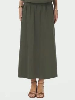 Yara Poplin Skirt Army