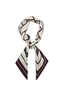 York Scarf AB Fig Burgundy