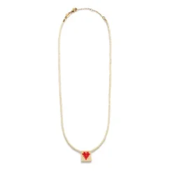 You Are Loved Necklace Ecru