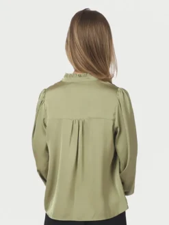 Zamola Blouse Dusty Army
