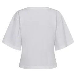 Zenga Tee O-Neck White/Walnut